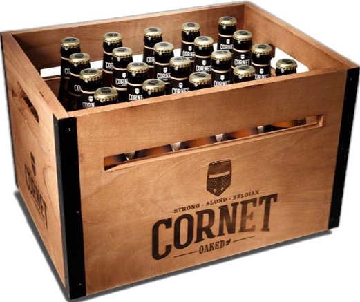 Cornet Houten Krat 20 Flessen Speciaalbier Biernet Nl