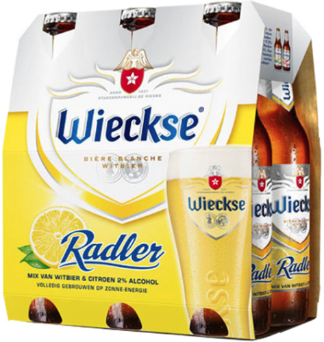 Prijs set van 6 flesjes á 0 30 liter Wieckse Radler Lemon biernet nl