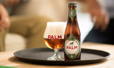 Soms soms Missie fluit Palm bolglas 25 cl | bierglas voor amber bier | biernet.nl