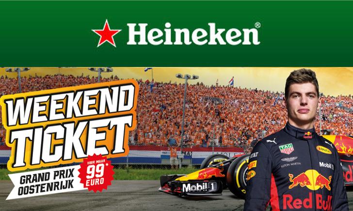 test vuist genade Heineken en Jumbo geven korting op ticket GP Oostenrijk | biernet.nl