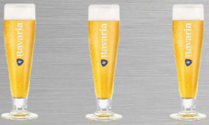 Verplaatsbaar Moederland Parameters Bavaria bierglas op voet | biernet.nl