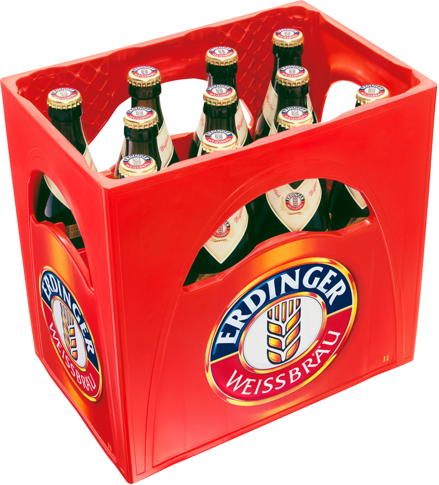 Bier aanbieding: Erdinger Hefe Weisse krat 11x0,50 bij Sligro | biernet.nl