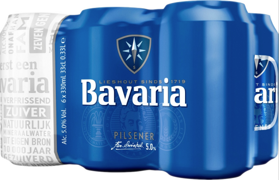 Bavaria Premium Pilsener aanbieding | Aanbiedingen van blikjes bier | biernet.nl