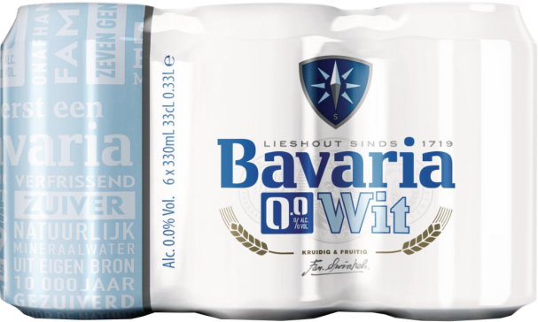 bespotten Trekken Maestro Bavaria 0.0% Wit blik aanbieding | Aanbiedingen van blikjes bier |  biernet.nl