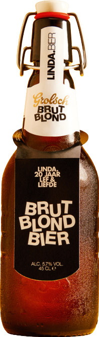 minimum Vooruitgang streng Grolsch LINDA.BIER | Brut Blond speciaalbier | biernet.nl